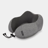 Almohada de viaje contorneada de espuma viscoelástica