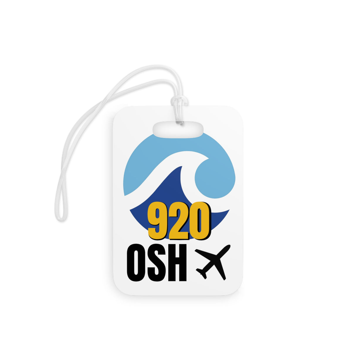 Oshkosh Wisconsin,  Airport Tag for Bags and Luggage - 920 / OSH