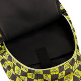 SpongeBob SquarePants Yellow Check Big Face Backpack