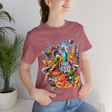 "I Travel for The Food" full color T-shirt