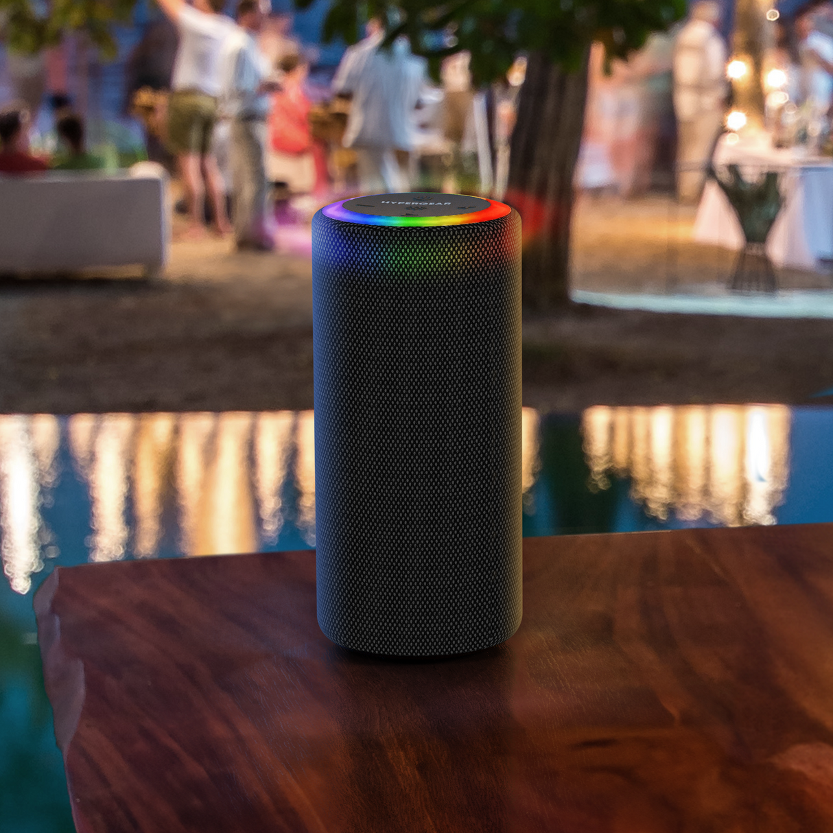 Halo Waterproof LED Wirelss Speaker - 2 sizes, by Hypergear