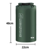 15 Liter - Dark Green Waterproof Dry Bag/Sack - 1 Pc