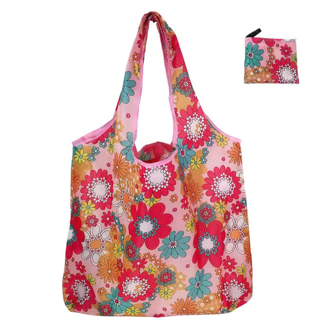 Large Foldable Packable Pocket Size Shopping Tote - Prints & Patterns