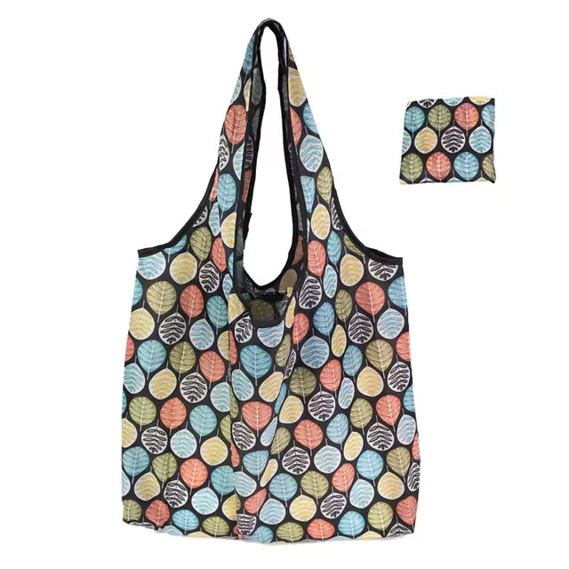 Large Foldable Packable Pocket Size Shopping Tote - Prints & Patterns