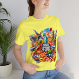 "I Travel for The Food" full color T-shirt