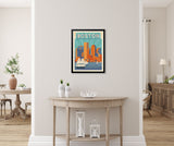 Boston, MA: Harbor (American Travel) Art Print