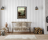 Glacier National Park: Bear (63 National Parks) Art Print