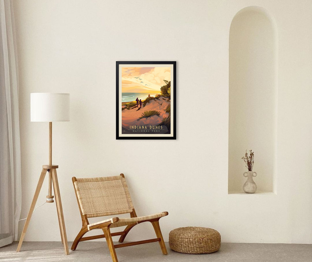 Indiana Dunes National Park: Daybreak (63 National Parks) Art Print