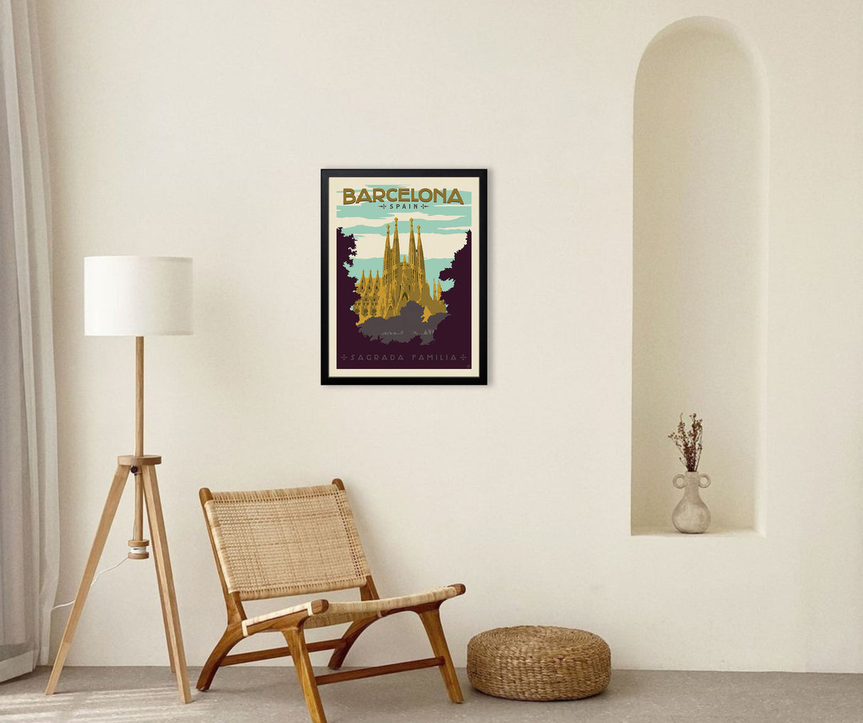 Spain: Barcelona (World Travel) Art Print