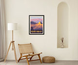 Death Valley National Park: Hikers (63 National Parks) Art Print