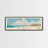 South Beach, Bahamas Watercolor Beach Print, Vacation Gift, Bahamas Wall Art, Beach Painting, Beach Decor, Beach Painting