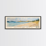 Wailoaloa Beach, Fiji Watercolor Beach Print, Vacation Gift, Fiji Wall Art, Beach Painting, Beach Decor, Beach Painting