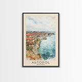 Ahtopol, Bulgaria Watercolor Beach Print, Vacation Gift, Bulgaria Wall Art, Beach Painting, Beach Decor, Beach Painting