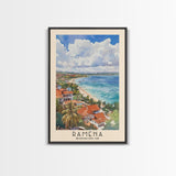 Ramena, Madagascar Watercolor Print, Vacation Gift, Madagascar Wall Art, Beach Painting, Beach Decor, Large Wall Art, Wood Frame Art