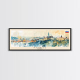 Kosice Slovakia Travel Art, City Art, Framed Canvas Print or Metal Wall Art, Europe Travel Poster, Panoramic Wall Art, Extra Wide Wall Art