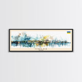 Odesa Ukraine Travel Print Wall Art, Panoramic City Art, Travel Art, Wall Decor, Vacation Gift, Framed Canvas Print Or Metal Art