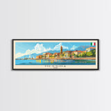 Messina Italy Travel Print Wall Art, Panoramic City Art, Travel Art, Wall Decor, Vacation Gift, Framed Canvas Print Or Metal Art