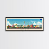 Vladimir Russia Wall Art, Panoramic Travel Poster, Panoramic Framed Canvas Print, City Wall Art, Wall Hanging Home Decor, Travel Art