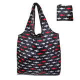 Large Foldable Packable Pocket Size Shopping Tote - Prints & Patterns