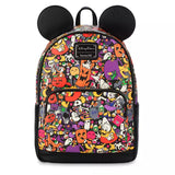 Loungefly Disney Halloween Allover Print Pumpkin & Ghost Mini Backpack