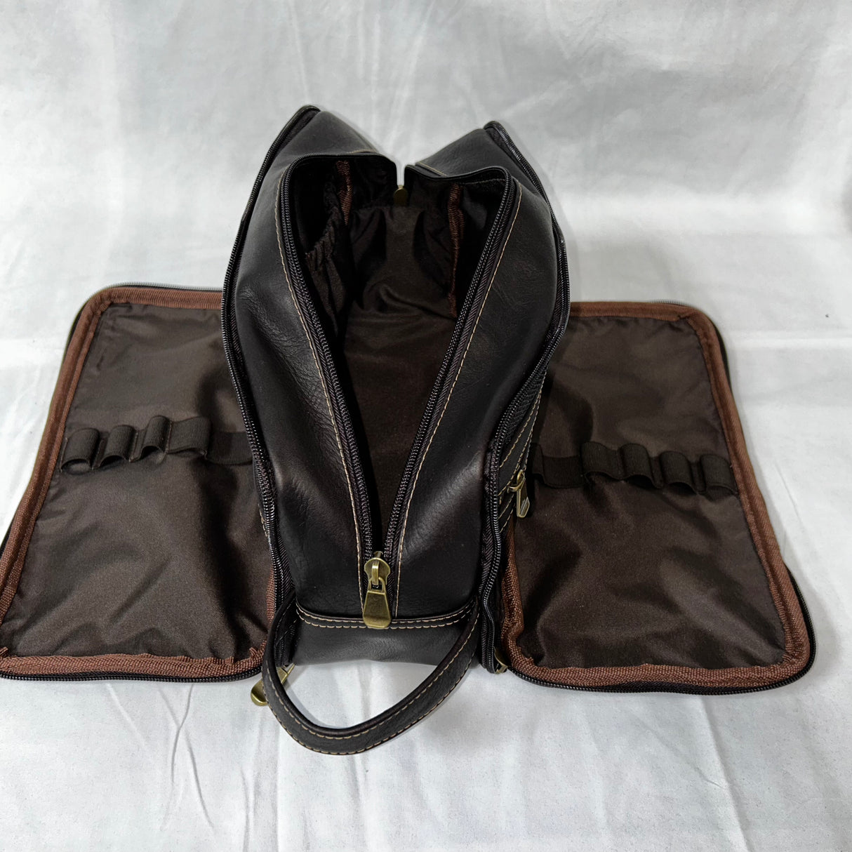 Large Leather Organizer Dopp Kit (771-2216)