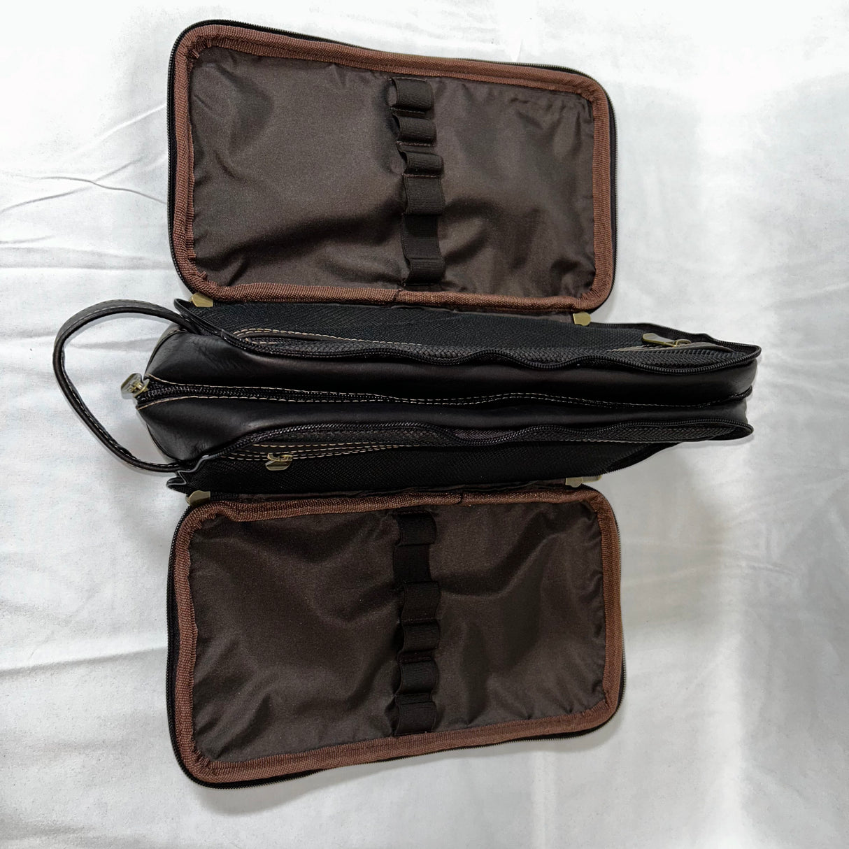 Large Leather Organizer Dopp Kit (771-2216)