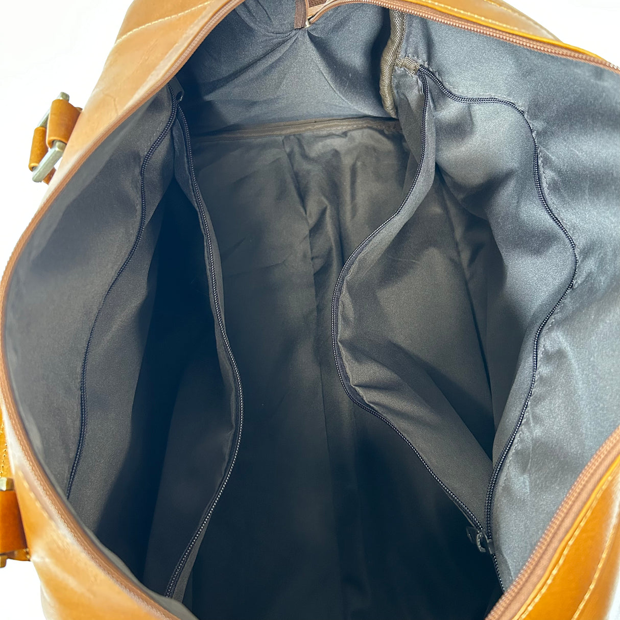 100% Real Leather Duffle Bag  (771-2210)