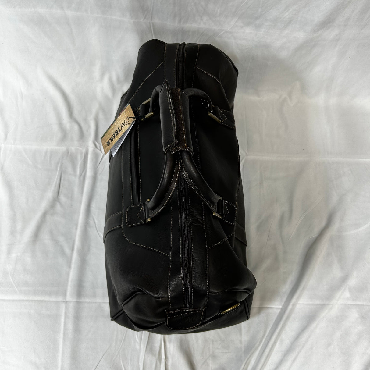 100% Real Leather Duffle Bag  (771-2210)