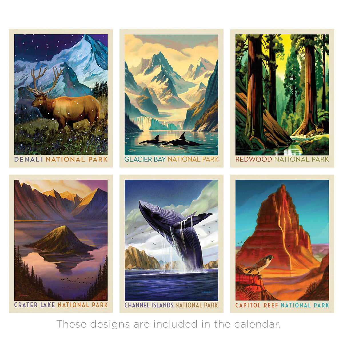 2025 Wall Calendar: National Parks by Arden von Haeger (Best Seller!)