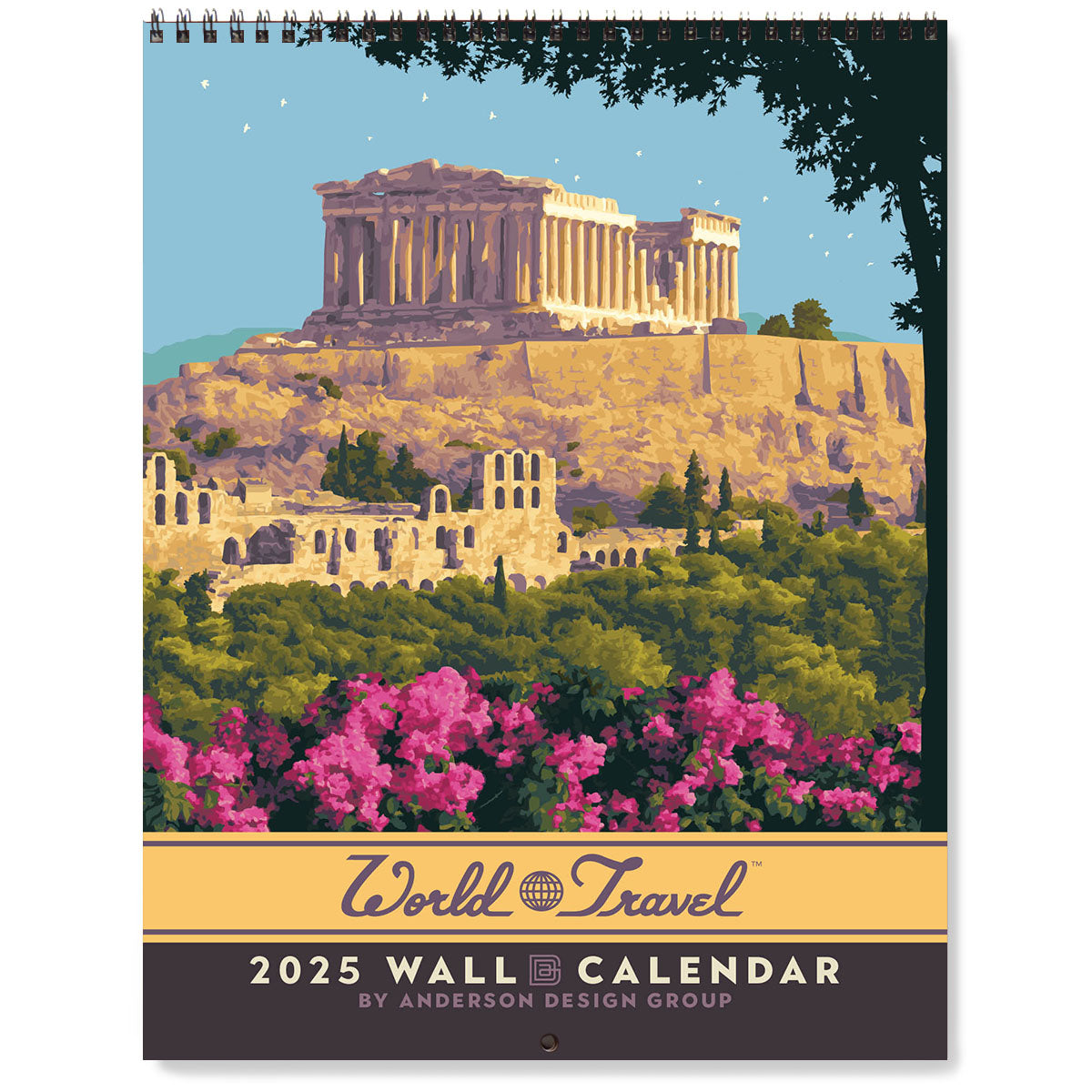 2025 Wall Calendar: World Travel (Best Seller!)