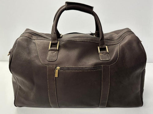 100% Real Leather Duffle Bag  (771-2210)