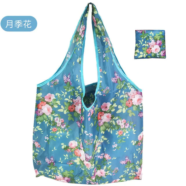 Large Foldable Packable Pocket Size Shopping Tote - Prints & Patterns