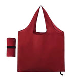 Large Foldable Packable Pocket Size Shopping Tote - Solid Colors