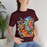 "I Travel for The Food" full color T-shirt