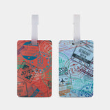 Set of 2 Travel Stamp Luggage Tags by Travelon (13450)