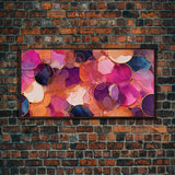 Colorful Print, Vibrant Abstract Wall Art, Panoramic Art, Wall Art, Canvas Art, Landscape Art, Living Room Prints, Retirement Gifts, Prints