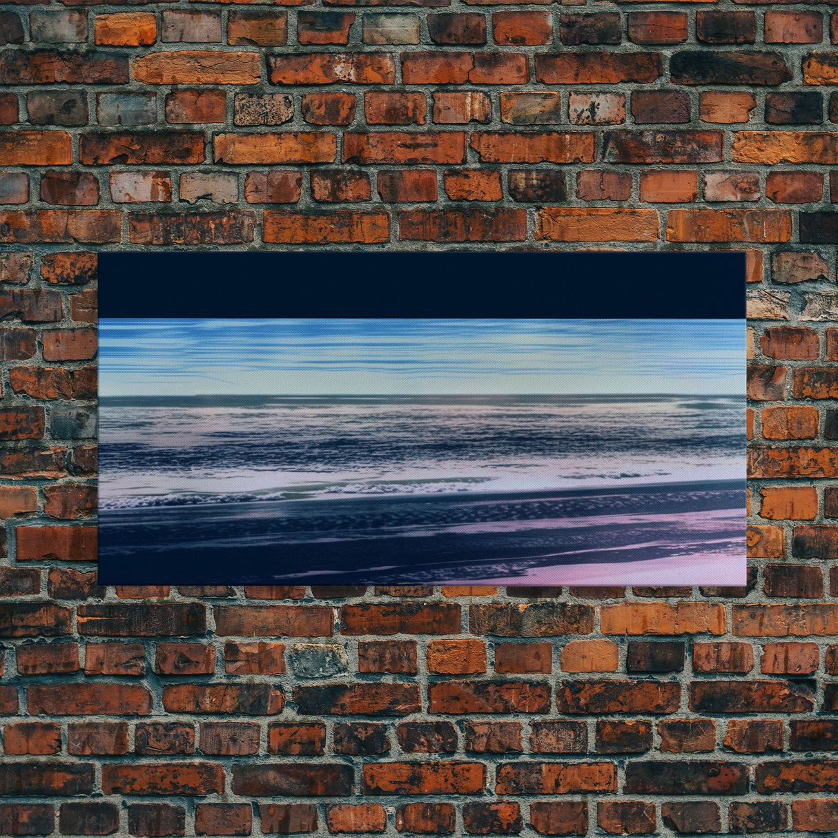 Ocean Wall Art, Beach Wall Decor, Seascape Wall Art, Nature Wall Decor, Panoramic Wall Decor, Canvas Print, Wall Art, Framed Canvas Art