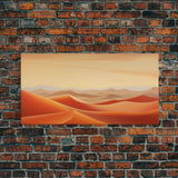 Desert Art, Sand Dune Wall Art, Desert Art Print, Panoramic Art, Wall Art, Canvas Art, Landscape Art, Landscape Print, Travel Art Print