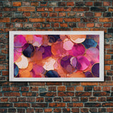 Colorful Print, Vibrant Abstract Wall Art, Panoramic Art, Wall Art, Canvas Art, Landscape Art, Living Room Prints, Retirement Gifts, Prints