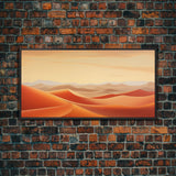 Desert Art, Sand Dune Wall Art, Desert Art Print, Panoramic Art, Wall Art, Canvas Art, Landscape Art, Landscape Print, Travel Art Print