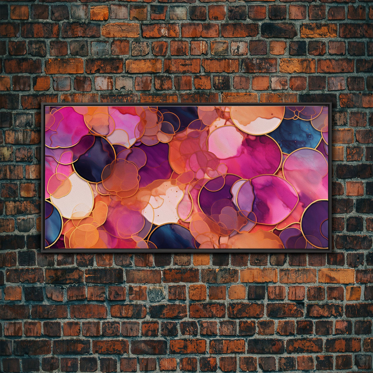 Colorful Print, Vibrant Abstract Wall Art, Panoramic Art, Wall Art, Canvas Art, Landscape Art, Living Room Prints, Retirement Gifts, Prints