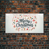 Merry Christmas Sign - Christmas Decor - Framed Canvas Print Sign - Canvas Sign - Xmas Decor -  Holiday Decor