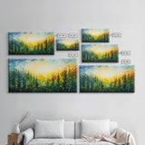 Forest Wall Art, Abstract Wall Art, Forest Painting, Wall Art, Canvas Print, Wall Hanging, Landscape Art, Home Office Art, Southern Decor