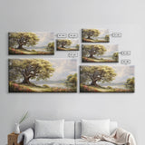 Lake Wall Art, Tree Art, Nature Landscape Wall Art, Panoramic Art, Wall Art, Canvas Art, Landscape Art, Real Estate Gift, Above Bed Art