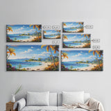 Beach Wall Art, Ocean Wall Art, Nautical Print, Tropical Art, Panoramic Art, Wall Art, Canvas Art, Landscape Art, Beach House Wall Art