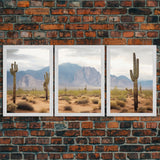 Minimalist Desert Photography Wall Art, Framed Canvas Print, Set Of 3 Prints, Framed Art, Wall Art, Handmade Gift, Home Decor, Digital Print