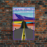 Death Valley, California Wall Art, America Travel Poster, Travel Wall Print, Travel Poster, Travel Wall Art, Canvas Wall Print