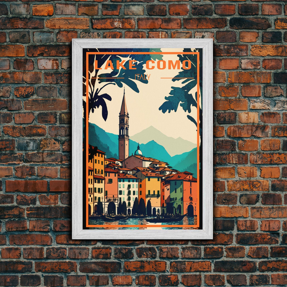 Italy Wall Art, Italy Print, Lake Como, Italy Poster, Travel Wall Print, Travel Poster, Travel Artwork, Wall Poster, Canvas Wall Print