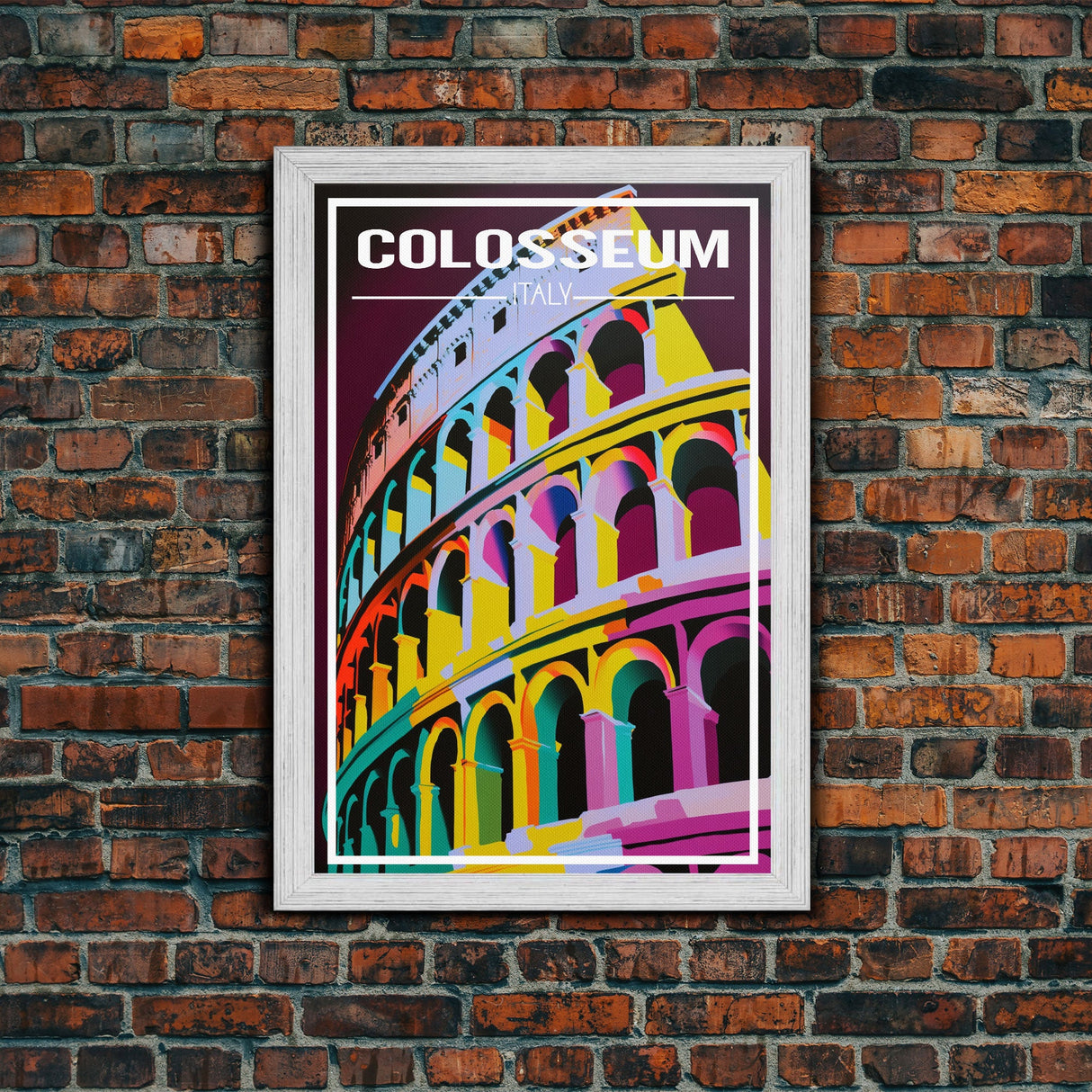 Colosseum, Rome Wall Art, Italy Travel Poster, Europe Wall Art, Travel Wall Print, Travel Poster, Travel Wall Art, Canvas Wall Print