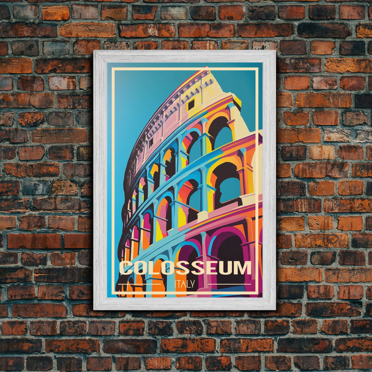 Colosseum, Rome Wall Art, Italy Travel Poster, Europe Wall Art, Travel Wall Print, Travel Poster, Travel Wall Art, Canvas Wall Print